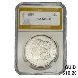 1894 Morgan Silver Dollar PGA MS63+