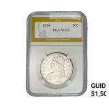 1834 Capped Bust Half Dollar PGA AU55