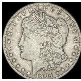 1904-S Silver Morgan Dollar LIGHTLY  CIRCULATED
