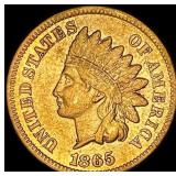 1865 Bronze Indian Head Cent CLOSELY  UNCIRCULATE
