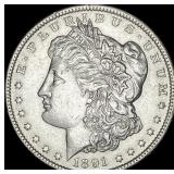 1891-CC Silver Morgan Dollar CHOICE AU