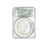 1886 Morgan Silver Dollar CAC MS63