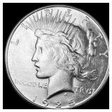 1925-S Peace Silver Dollar CHOICE BU