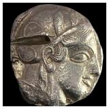 Athens 440-404 BC Silver Owl Tetradrachm CLOSELY