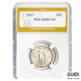 1917 Standing Liberty Quarter PGA MS64 FH