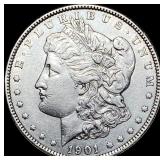 1901 Morgan Silver Dollar CLOSELY  UNCIRCULATED