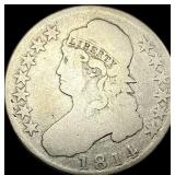 1814 Capped Bust Half Dollar NICELY CIRCULATED