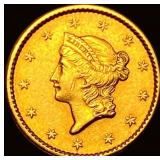 1850 Gold $1 Type 1 CLOSELY UNCIRCULATED