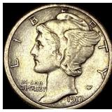 1917-S Silver Mercury Dime NEARLY UNCIRCULATED