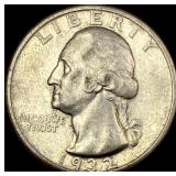 1932-S Silver Washington Quarter NEARLY UNCIRCULAT