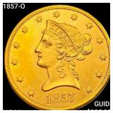 1857-O $10 Gold Eagle CHOICE BU