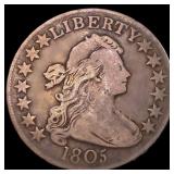 1805 Draped Bust Half Dollar