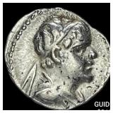 Bactria Eukratides I 170-145 BC Silvil Obol CHOIC