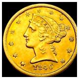 1840-D $5 Gold Half Eagle
