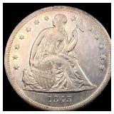 1843 Seated Liberty Dollar