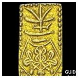 1832-1858 Japan Gold 2 Shu CLOSELY UNCIRCULATED