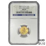 2009 $5 Gold Half Eagle NGC MS69