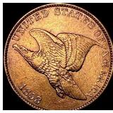 1858 Copper-Nickel Flying Eagle Cent CLOSELY UNCIR