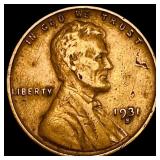 1931-S Lincoln Wheat Cent ABOUT UNCIRCULATED