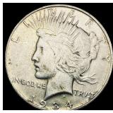 1934-S Silver Peace Dollar CLOSELY  UNCIRCULATED