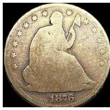 1876 Seated Liberty Half Dollar NICELY  CIRCULATE