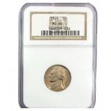 1949 Buffalo Nickel NGC MS66