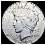 1934-S Silver Peace Dollar UNCIRCULATED