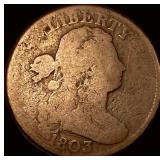 1803 Draped Bust Large Cent NICELY CIRCULATED