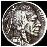 1913-D Buffalo Nickel Type 1 LIGHTLY  CIRCULATED