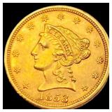 1853 $2.50 Gold Quarter Eagle
