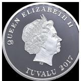 2017 Tuvalu Silver F4U Corsair $1 Coin GEM PROOF