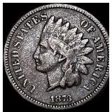 1873 Indian Head Cent LIGHTLY CIRCULATED