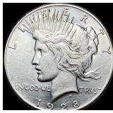 1928 Peace Silver Dollar LIGHTLY CIRCULATED