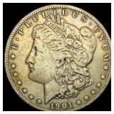 1901-S Silver Morgan Dollar LIGHTLY  CIRCULATED