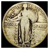 1927-S Standing Liberty Quarter LIGHTLY  CIRCULAT