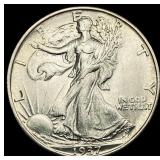 1937-S Walking Liberty Half Dollar CHOICE BU