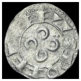 Crusades Bishops of Maguelone Silver Denar NEARLY