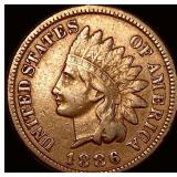 1886 Indian Head Cent NEARLY UNCIRCULATED