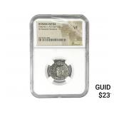 Roman Valerian I, AD 253-260 BI Dbl-Denarius NGC