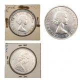 1961-1965 Canada Silver Dollar MS