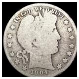 1904-S Barber Half Dollar NICELY CIRCULATED