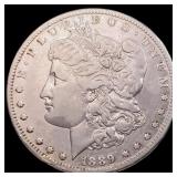 1889-CC Morgan Silver Dollar