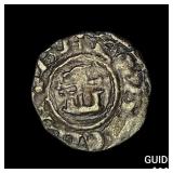 1100s France Crusades Anjou Silver Denier NEARLY U