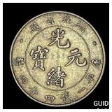 1895-1907 China Kuang-Hsu Emp Silver 20 Cents CHOI