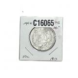 1905-M Silver Mexico Peso MS