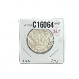 1913-M Silver Mexico Peso MS