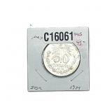 1914-M Silver Mexico Peso MS