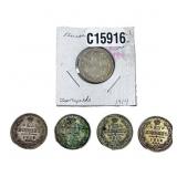 Various Dates Russia Silver 20 Kopeks