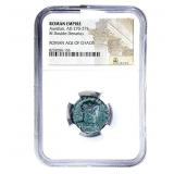 Roman Aurelian, AD 270-275 BI Dbl-Denarius NGC