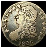 1826 Capped Bust Half Dollar LIGHTLY CIRCULATED